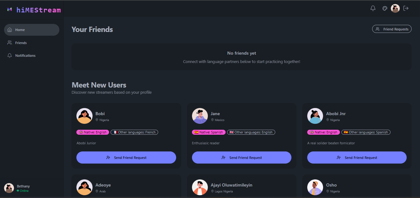 Streamers Chat System